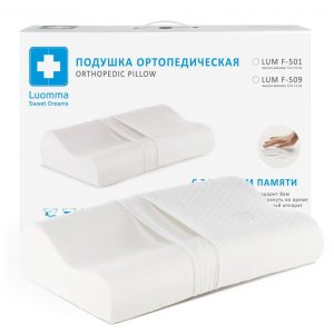 Подушка Luomma ортопедическая LumF-509 35 х 55 см белый